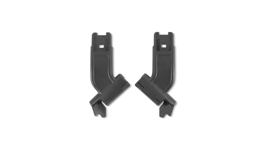 UPPAbaby RumbleSeat, infant car seat, and bassinet lower adapters